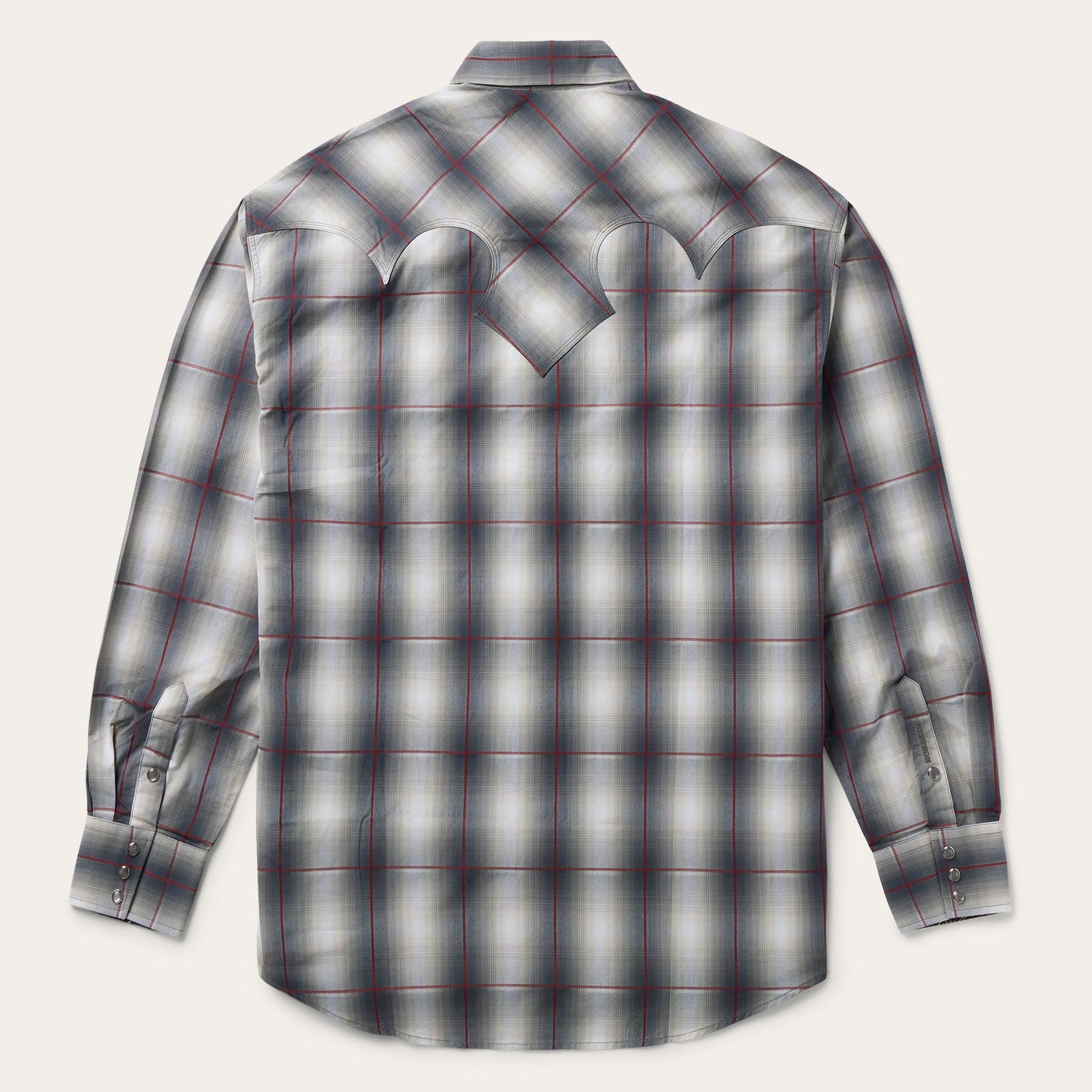 Smoke Ombre Western Shirt | Stetson Grey