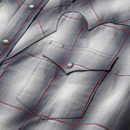 Smoke Ombre Western Shirt | Stetson Grey