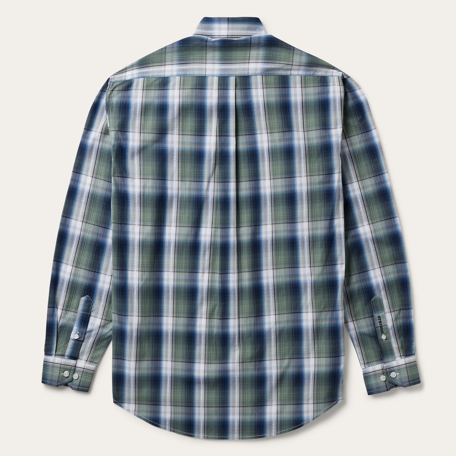 Lucky Diamond Plaid Button Front Shirt | Stetson Green