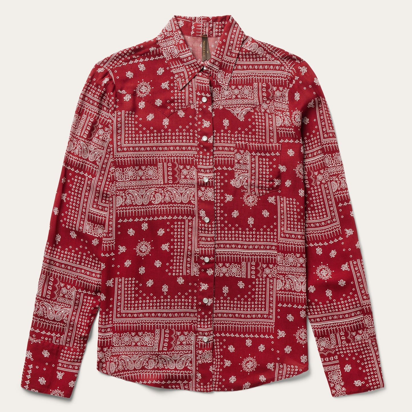Red Bandana Patchwork Shirt | Stetson Red