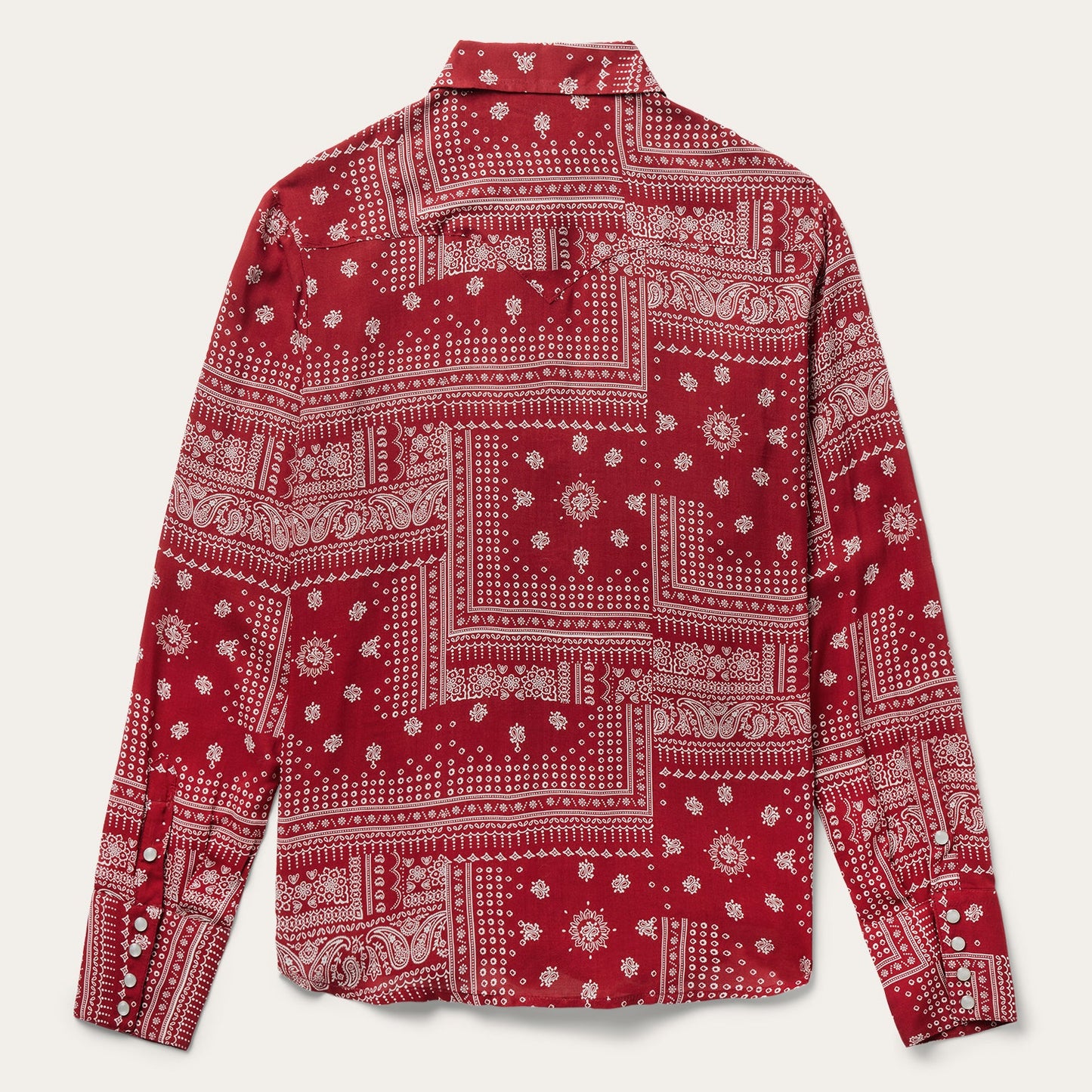 Red Bandana Patchwork Shirt | Stetson Red