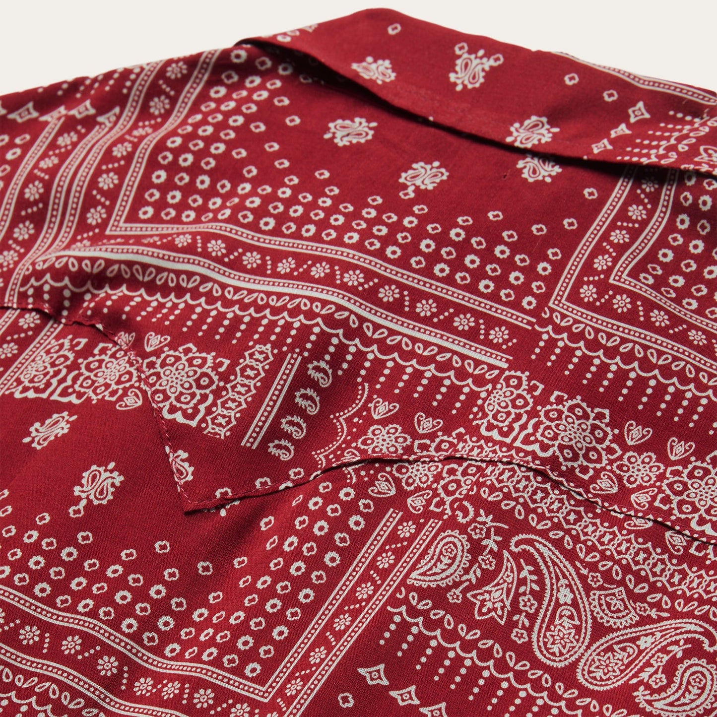 Red Bandana Patchwork Shirt | Stetson Red