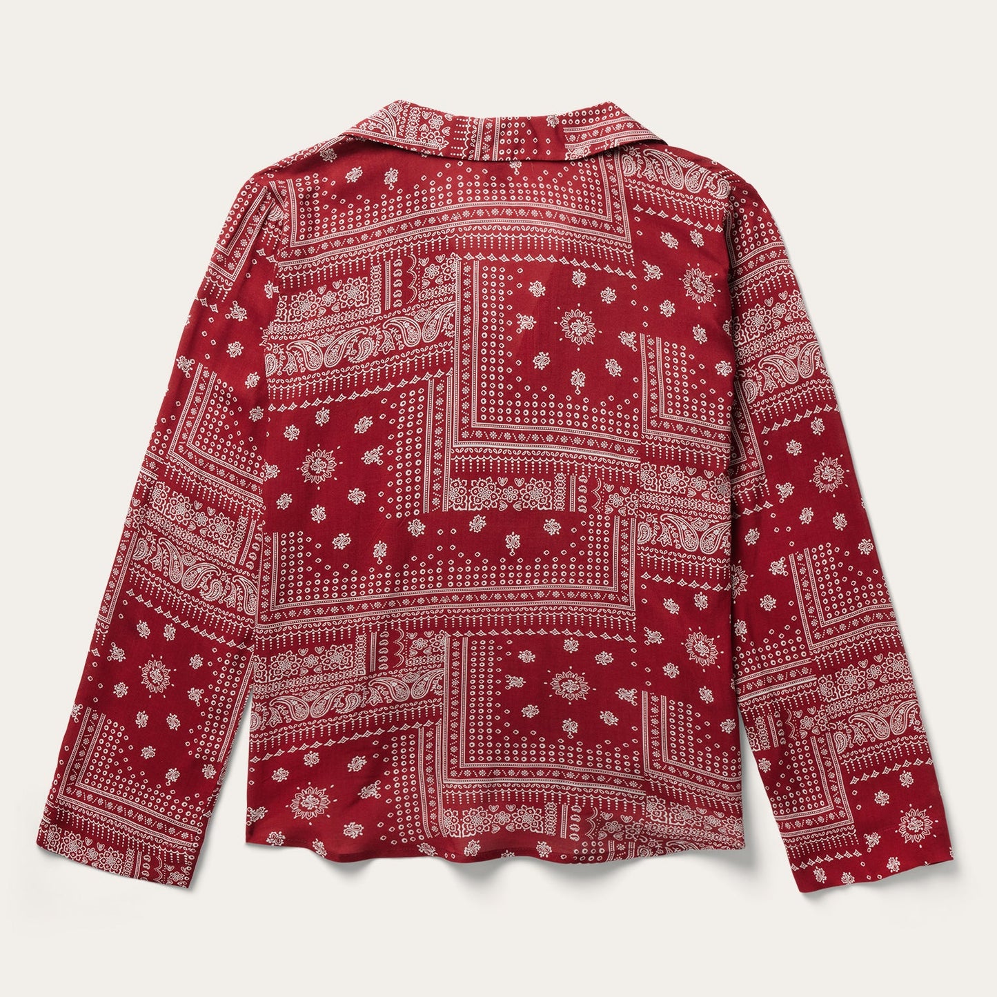 Red Bandana Patchwork Blouse | Stetson Red