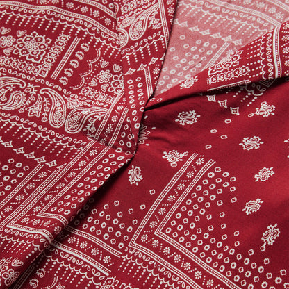 Red Bandana Patchwork Blouse | Stetson Red
