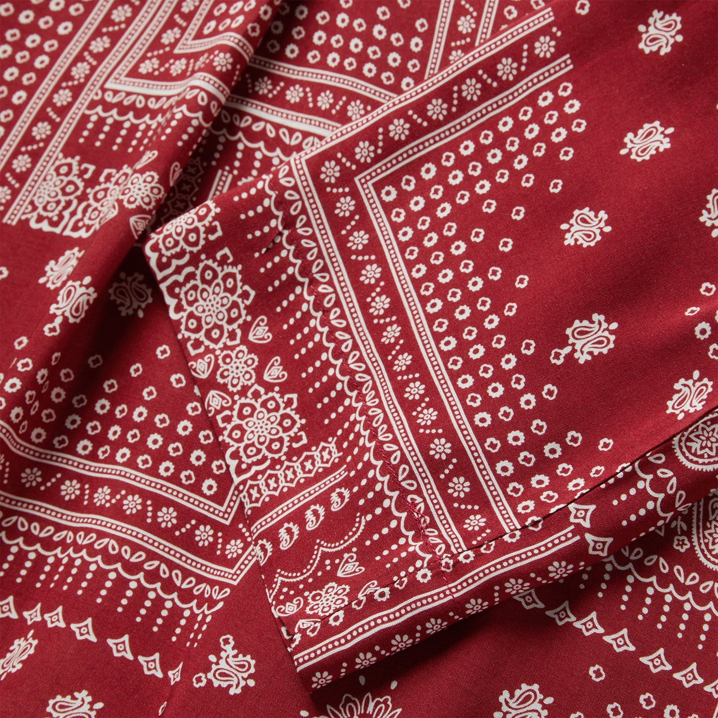 Red Bandana Patchwork Blouse | Stetson Red