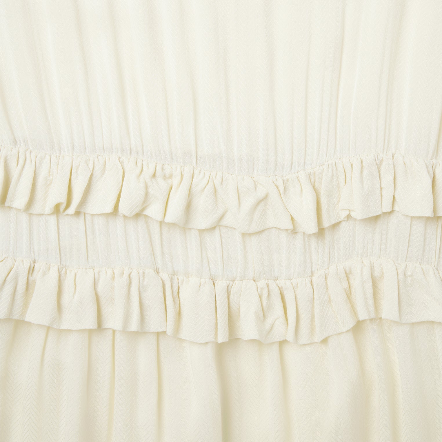 Cream Herringbone Dress | Stetson White