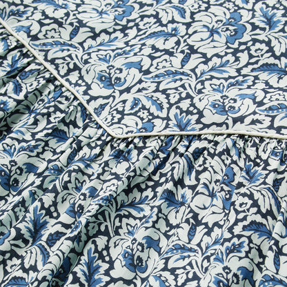 Indigo Tapestry Print Blouse | Stetson Blue
