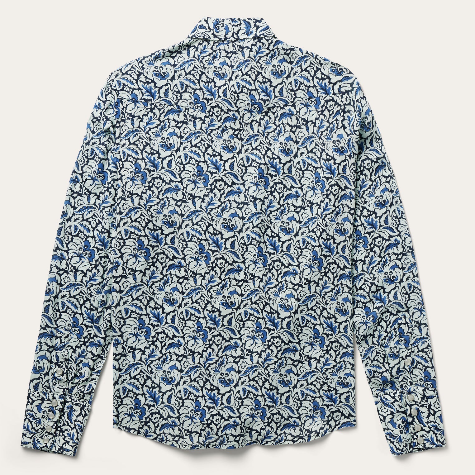 Indigo Tapestry Print Shirt | Stetson Blue