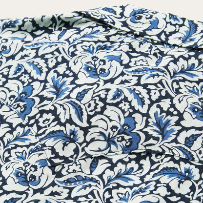 Indigo Tapestry Print Shirt | Stetson Blue