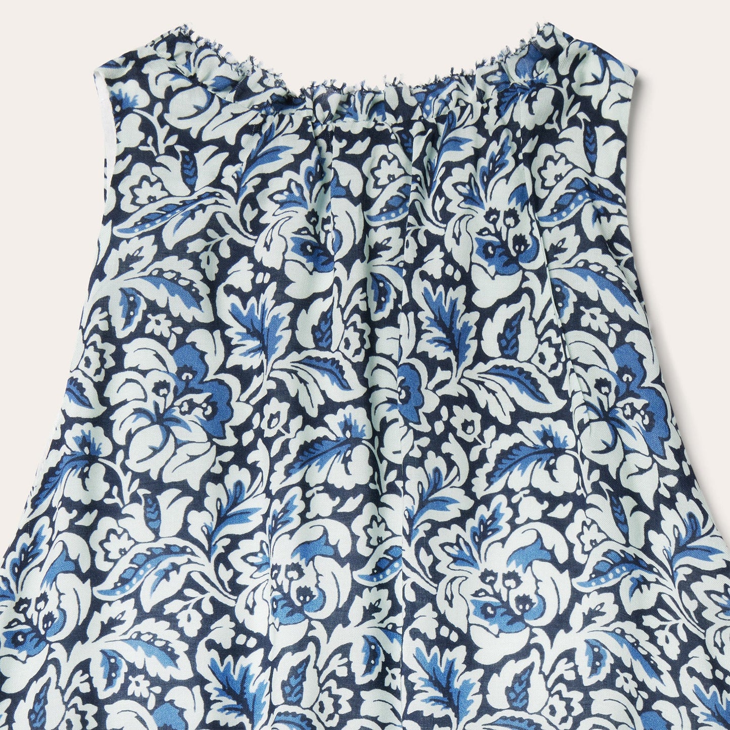 Indigo Tapestry Print Prairie Dress | Stetson Blue