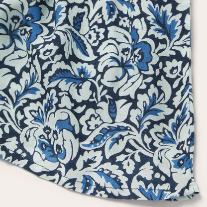 Indigo Tapestry Print Prairie Dress | Stetson Blue