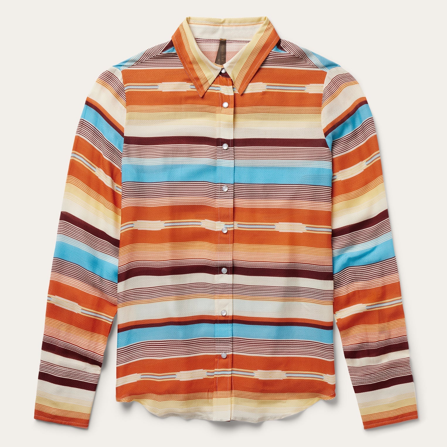 Sunset Serape Print Western Shirt | Stetson Multi
