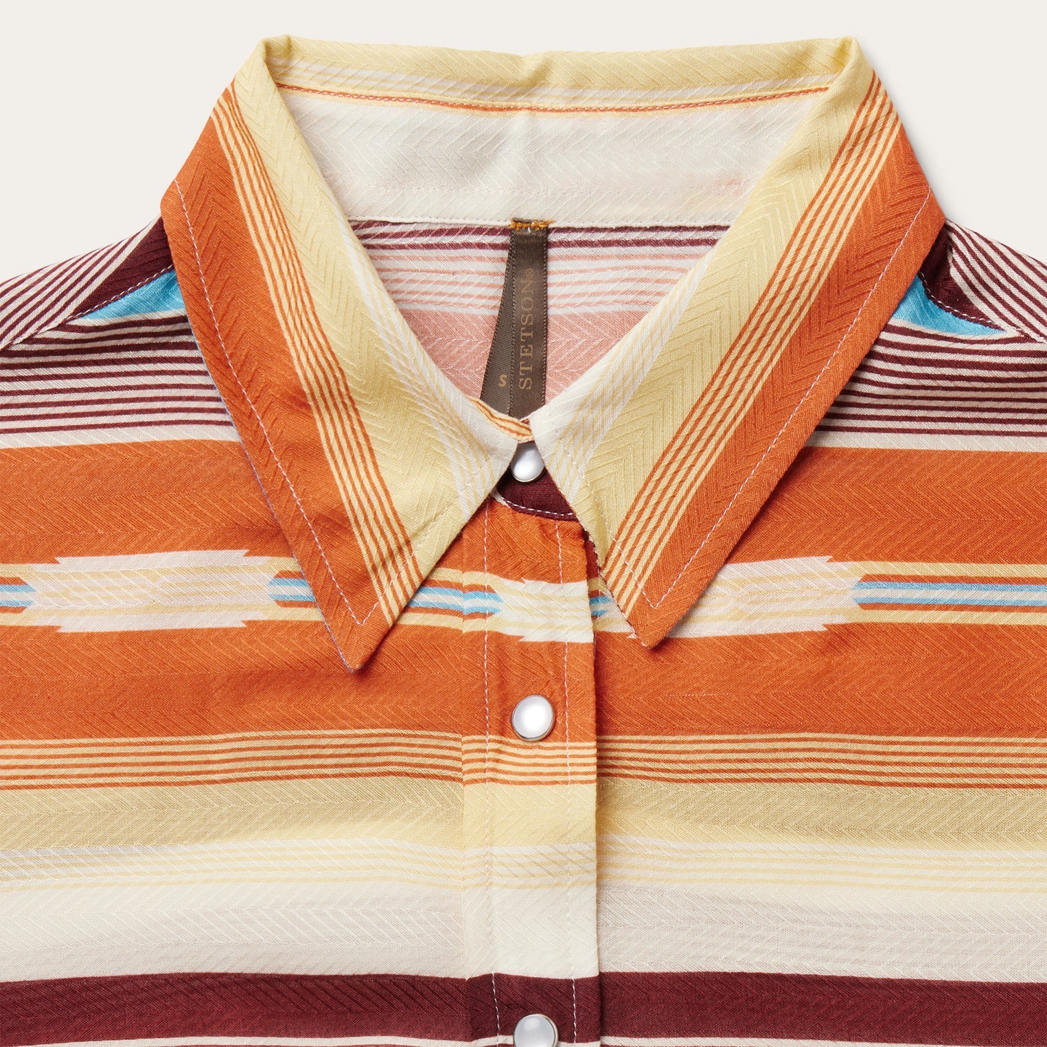 Sunset Serape Print Western Shirt | Stetson Multi