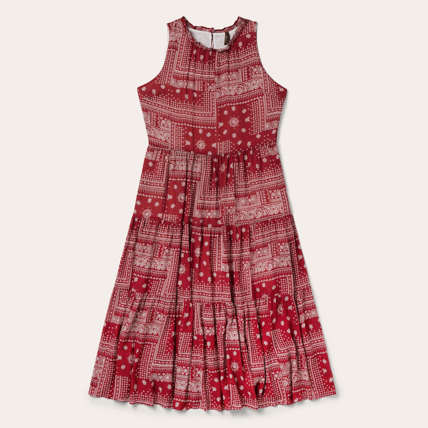 Red Bandana Patchwork Dress | Stetson Red