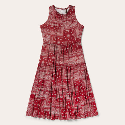 Red Bandana Patchwork Dress | Stetson Red