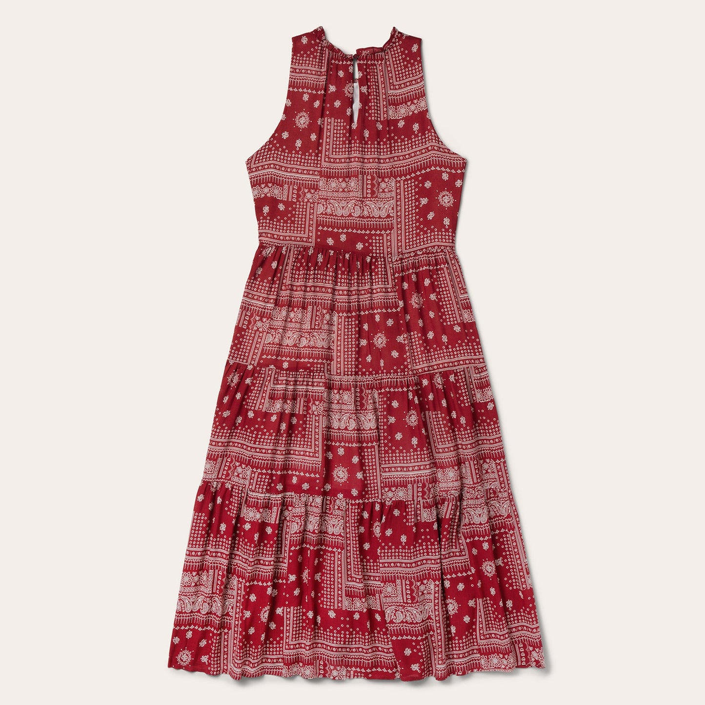 Red Bandana Patchwork Dress | Stetson Red