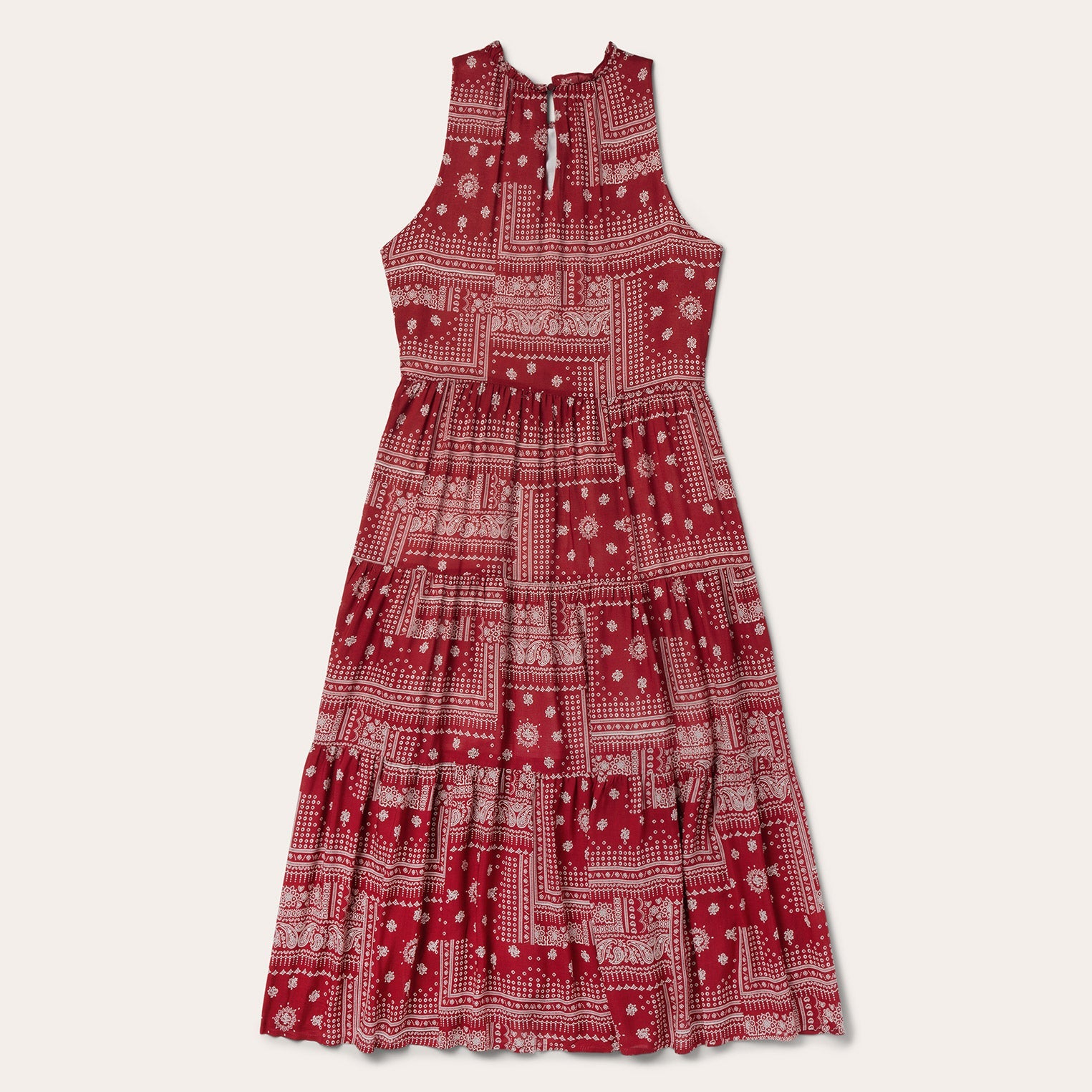 Red Bandana Patchwork Dress | Stetson Red