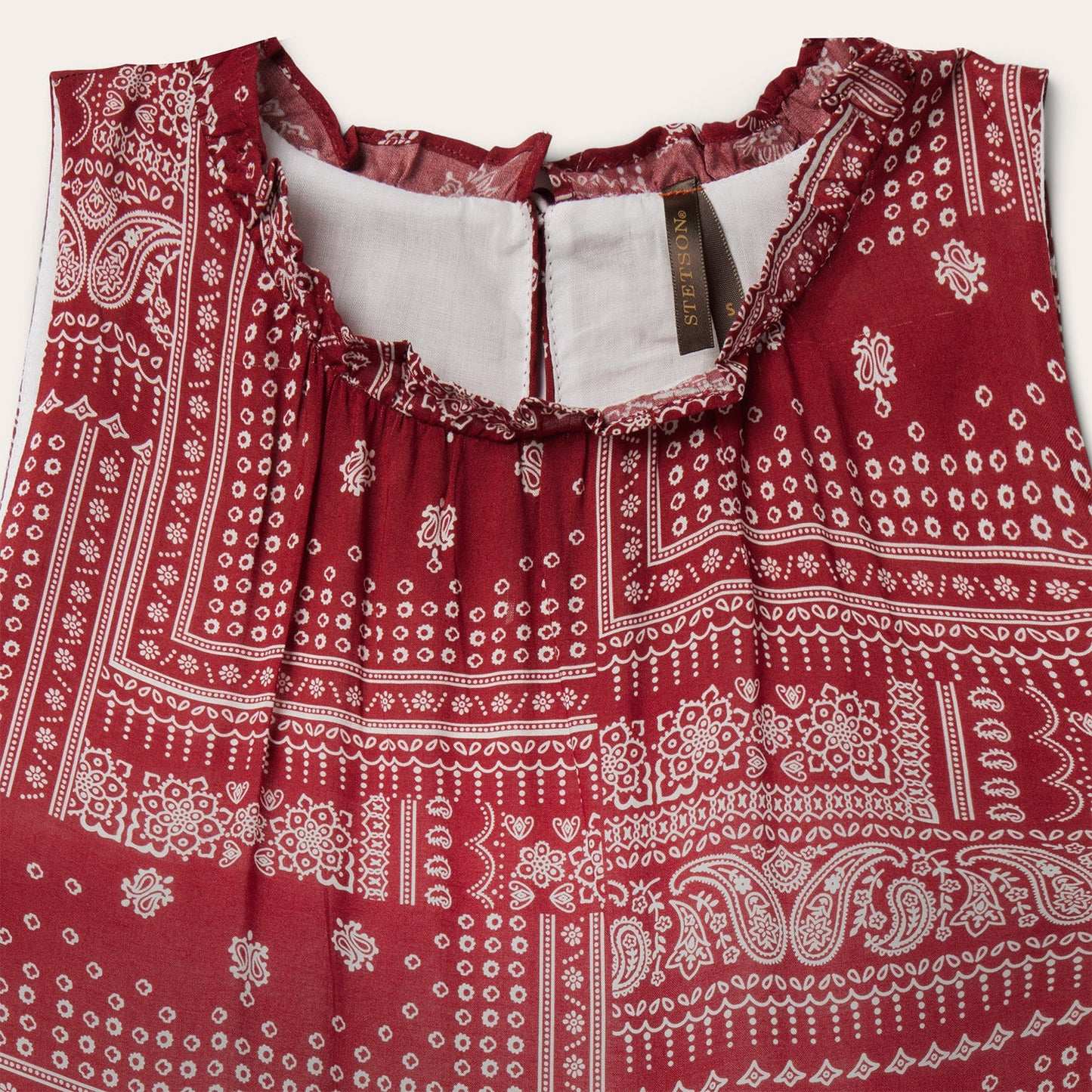 Red Bandana Patchwork Dress | Stetson Red