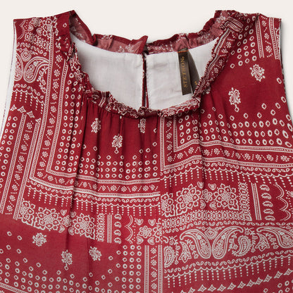 Red Bandana Patchwork Dress | Stetson Red