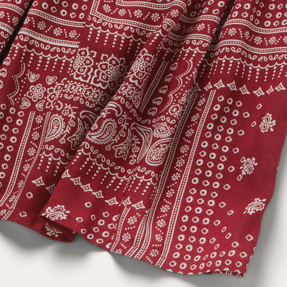 Red Bandana Patchwork Dress | Stetson Red