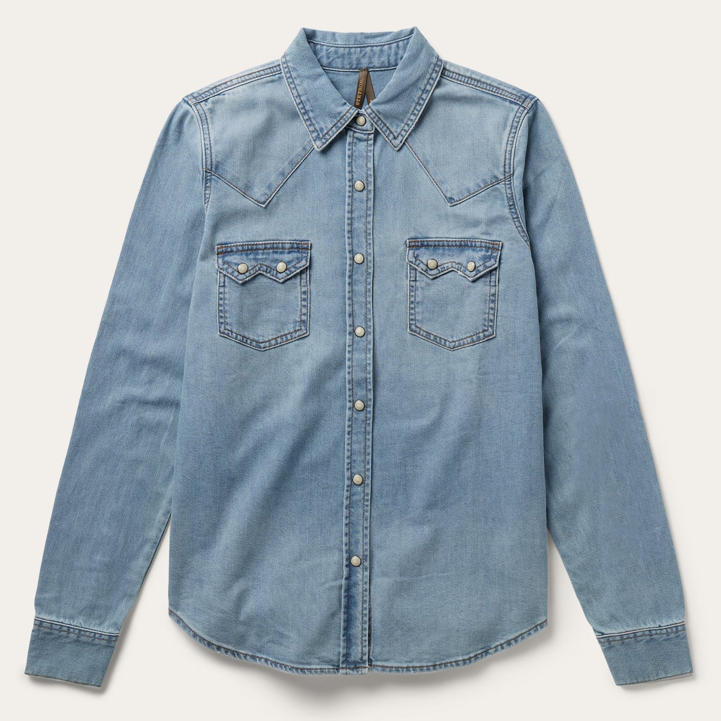 Loose Fit Denim Shirt | Stetson Blue