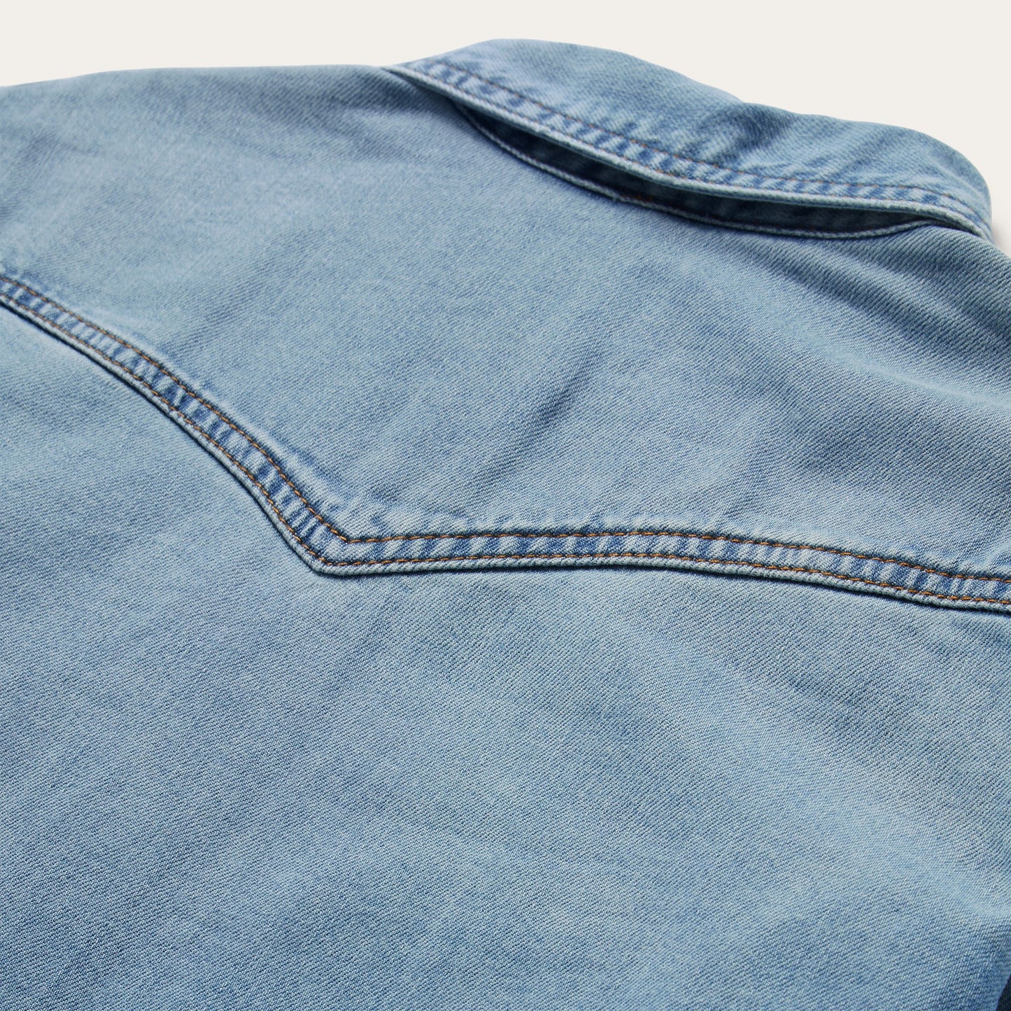 Loose Fit Denim Shirt | Stetson Blue