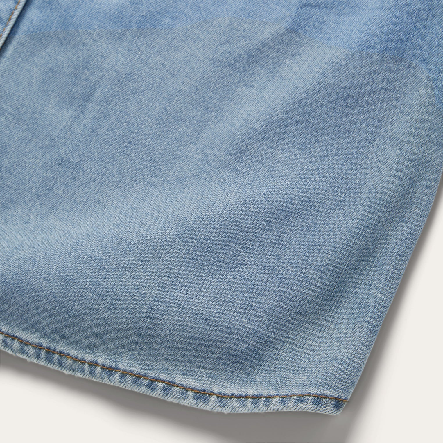 Embroidered Denim Shirt Dress | Stetson Blue