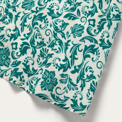 Jade Floral Print Sleeveless Dress | Stetson Green