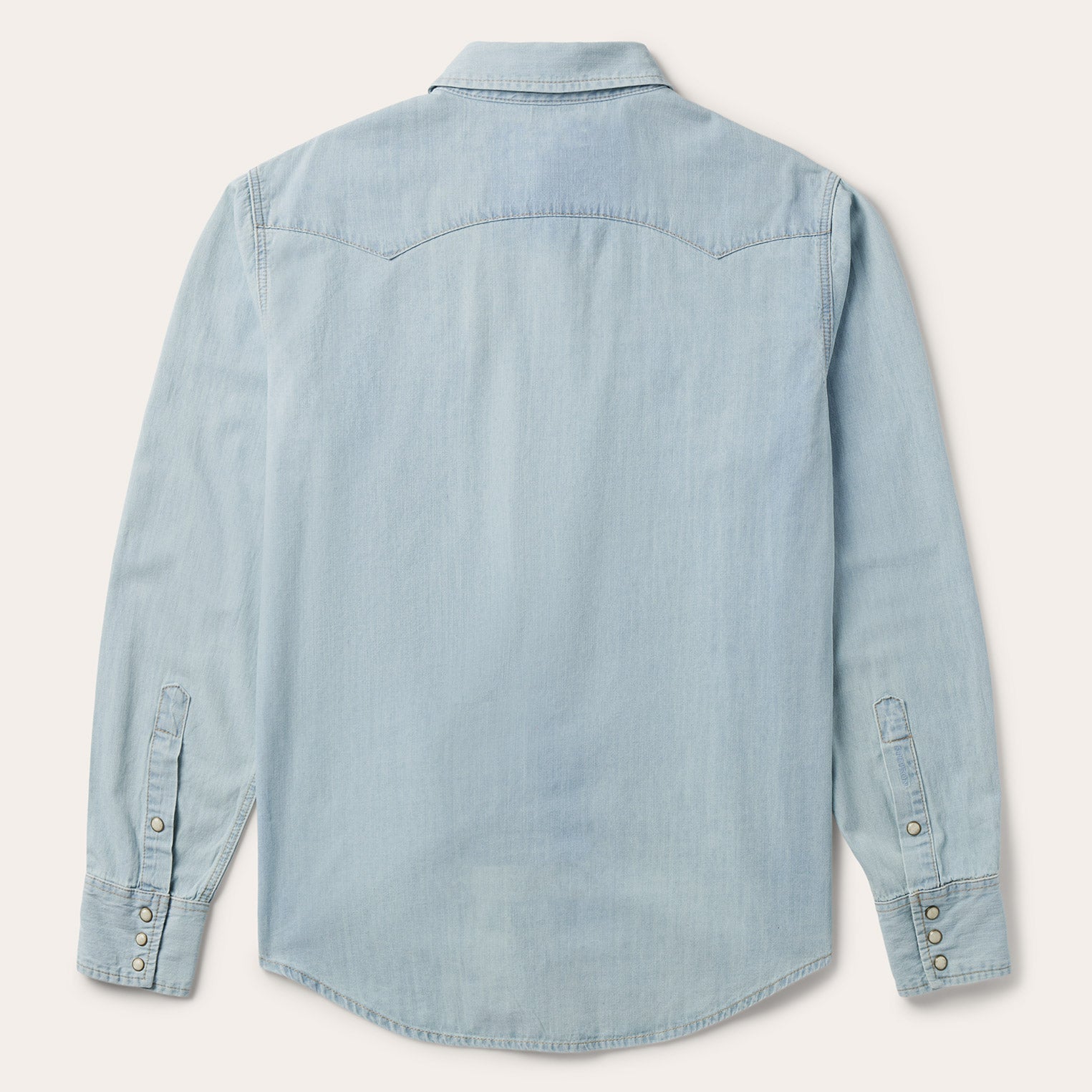 Light Blue Denim Western Shirt | Stetson Blue