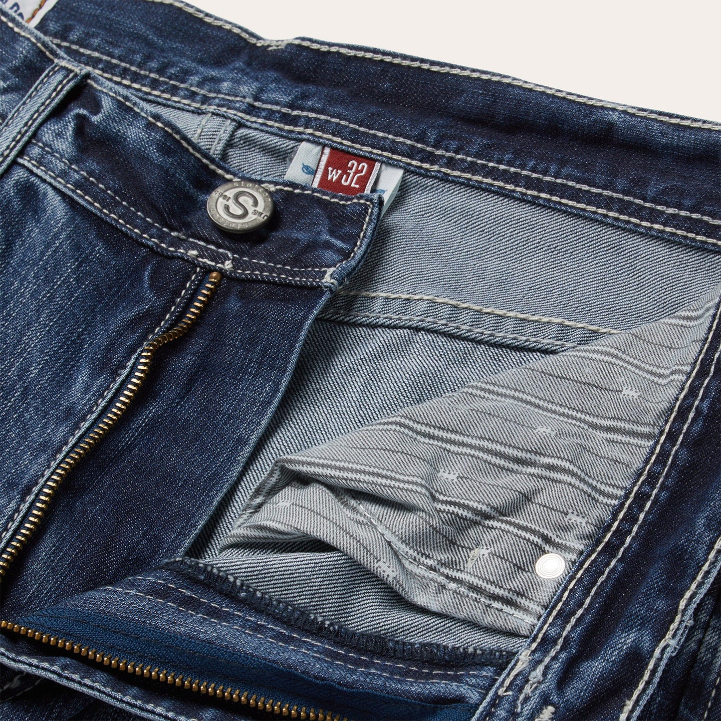 1520 Fit Standard Straight Leg Jean | Stetson Blue