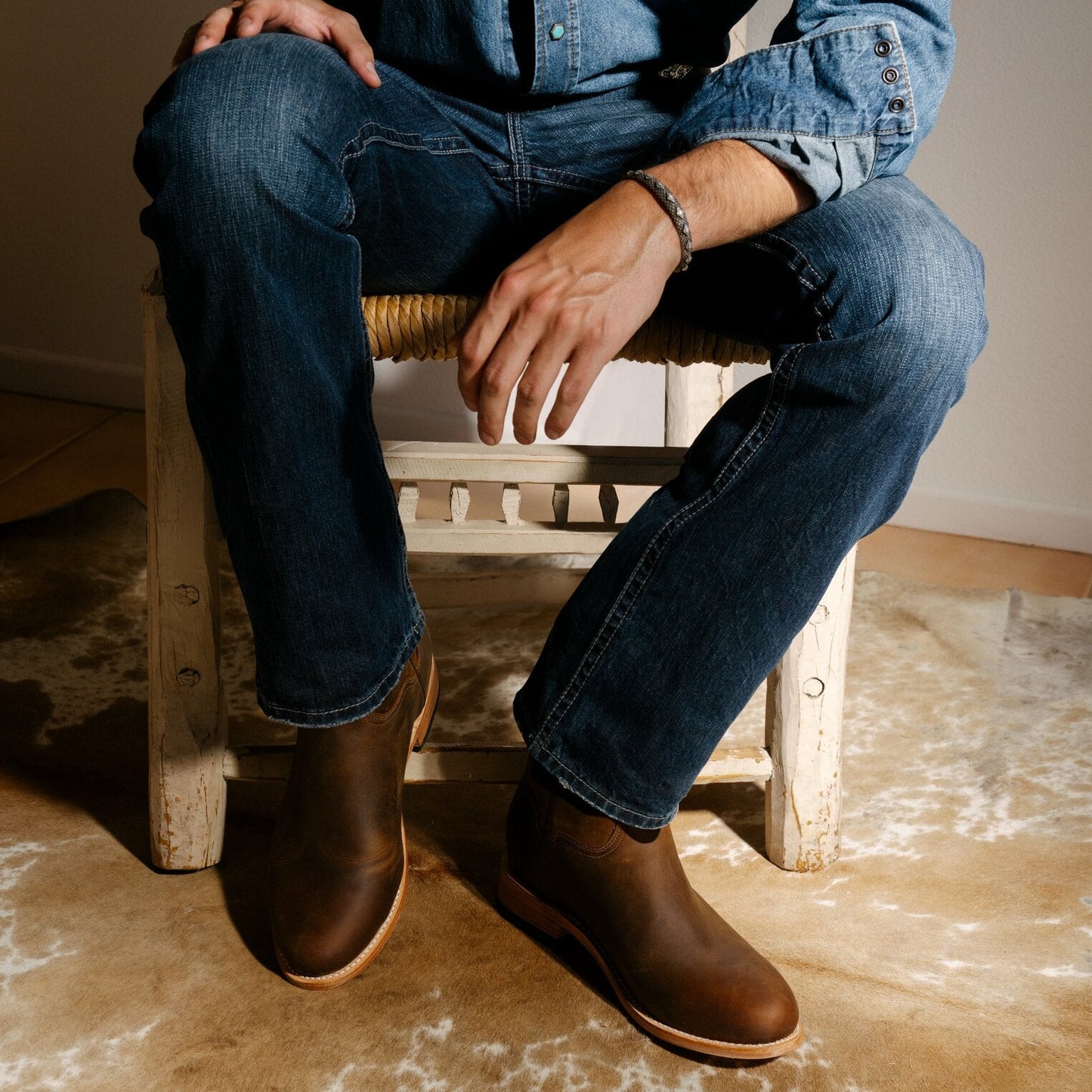 1014 Rocker Fit Jean | Stetson Blue