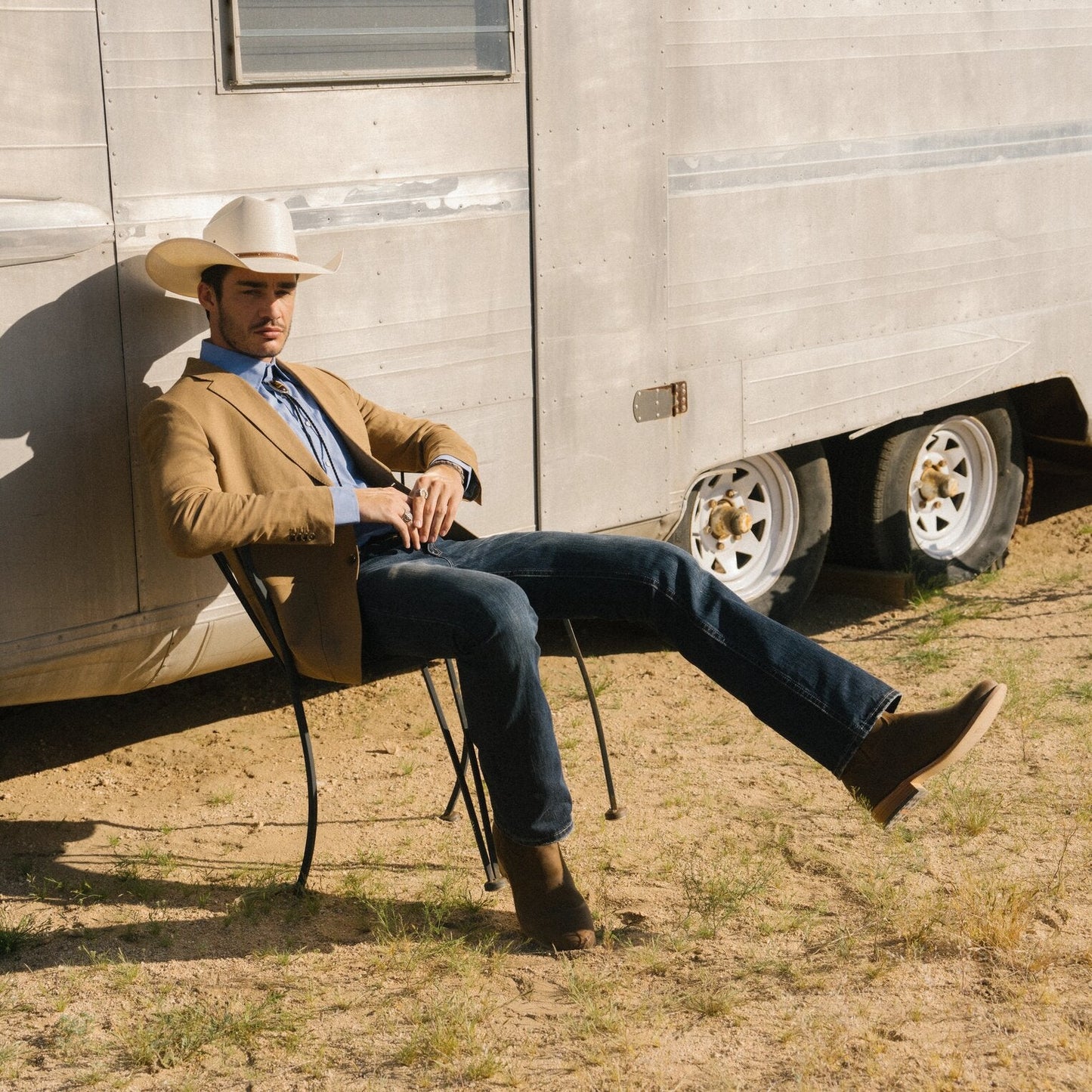 1014 Rocker Fit Jean | Stetson Blue