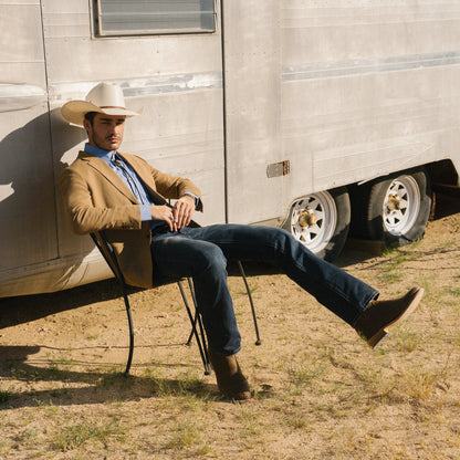 1014 Rocker Fit Jean | Stetson Blue