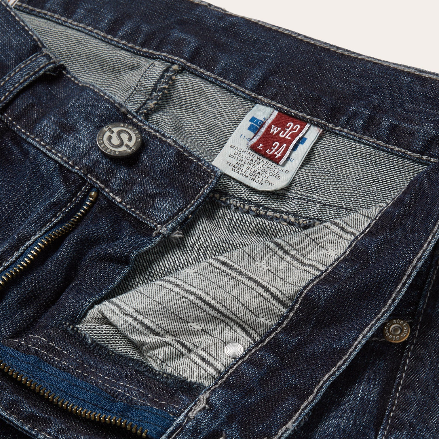 1014 Rocker Fit Jean | Stetson Blue