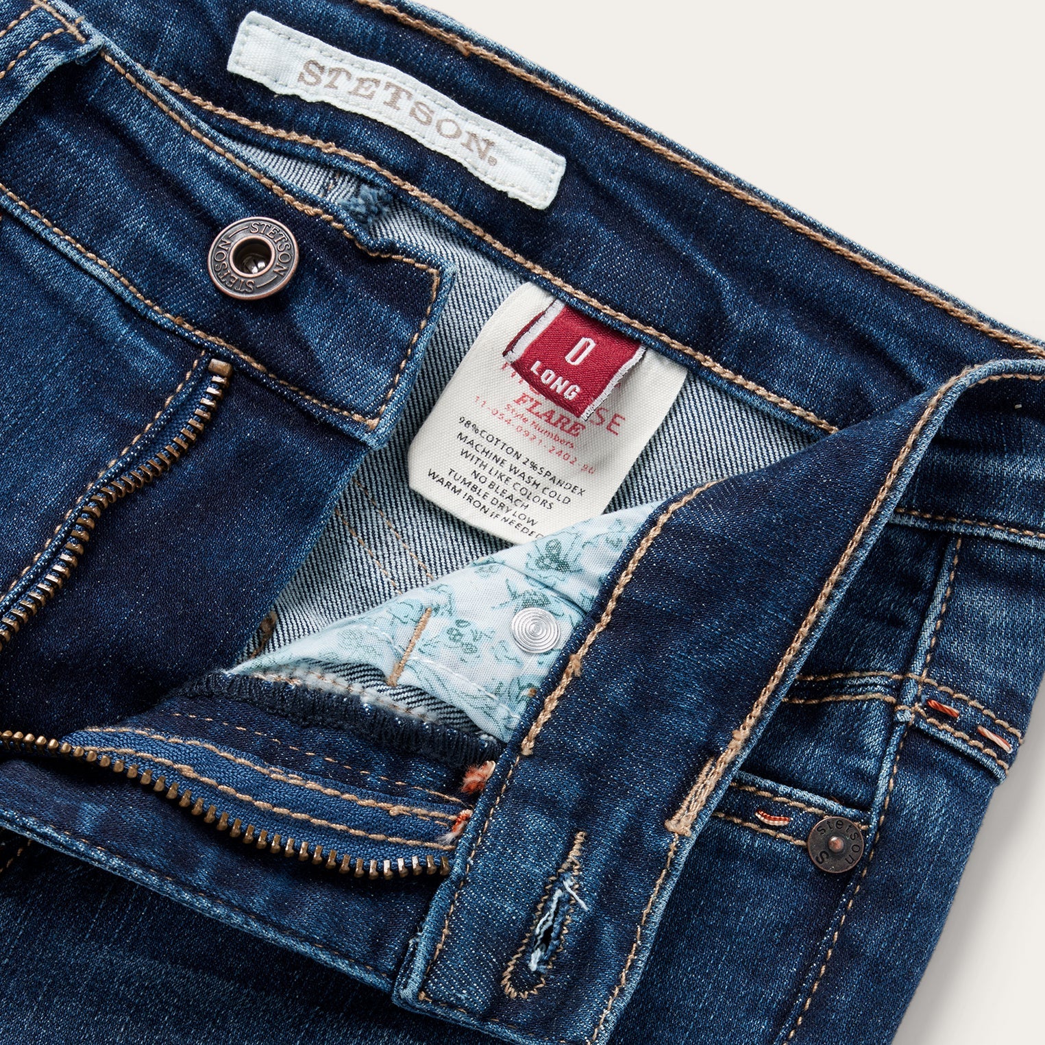 921 High Rise Flare Jeans | Stetson Blue