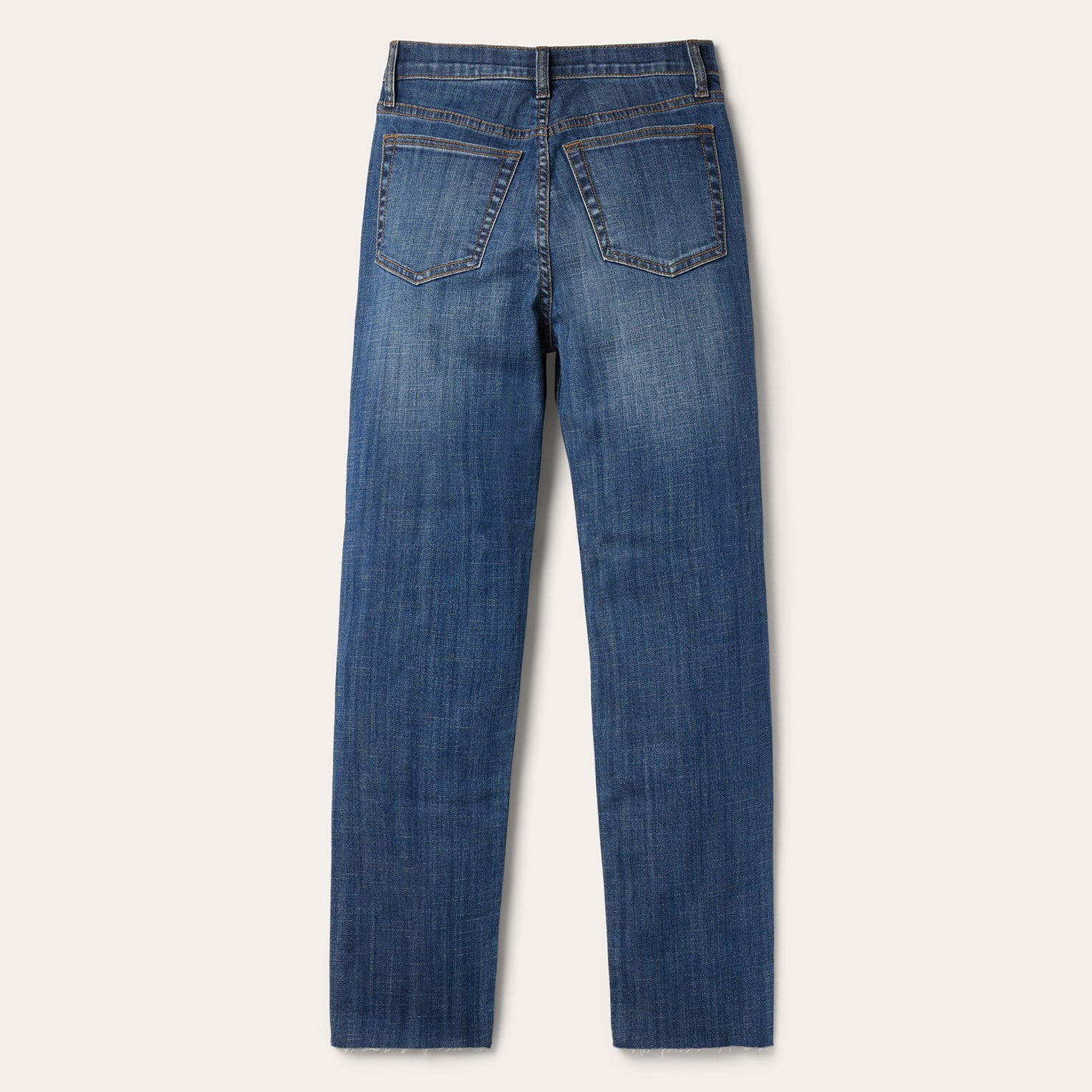 915 High Rise Straight Fit Crop Jeans | Stetson Blue