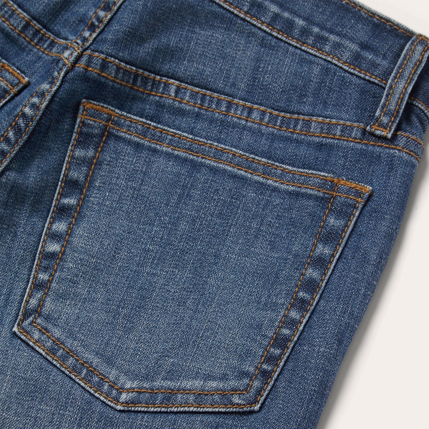 915 High Rise Straight Fit Crop Jeans | Stetson Blue