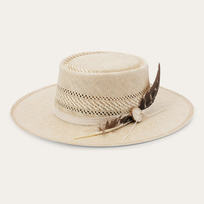 Batterson Straw Hat | Stetson Ivory/Tan