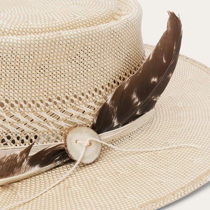 Batterson Straw Hat | Stetson Ivory/Tan