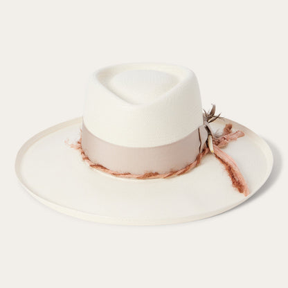 Kings Row Shantung Straw Fedora | Stetson Natural
