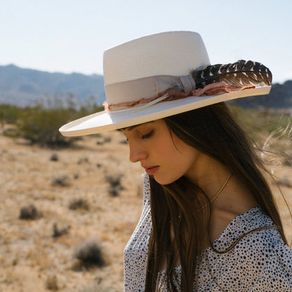 Kings Row Shantung Straw Fedora | Stetson Natural