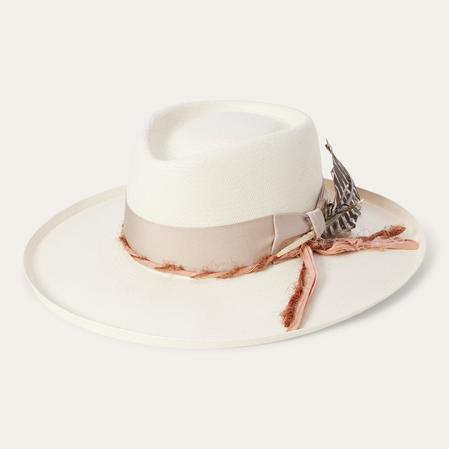 Kings Row Shantung Straw Fedora | Stetson Natural