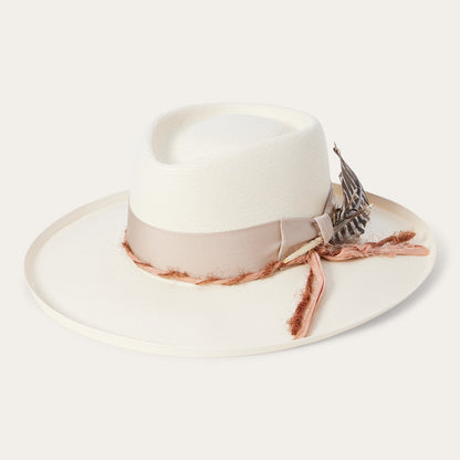 Kings Row Shantung Straw Fedora | Stetson Natural