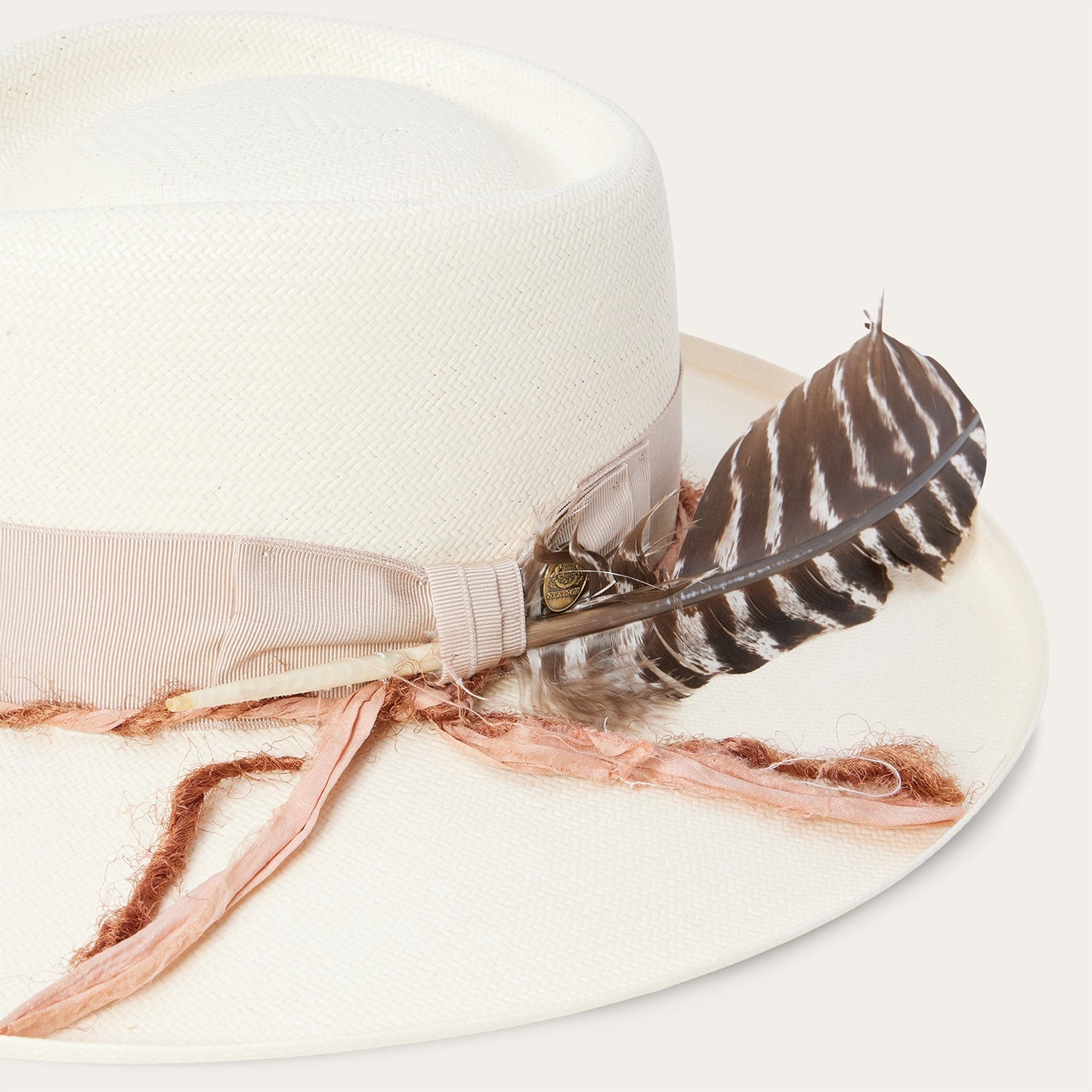Kings Row Shantung Straw Fedora | Stetson Natural