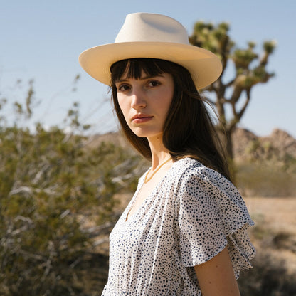 Tallahassee Shantung Straw Fedora | Stetson Natural