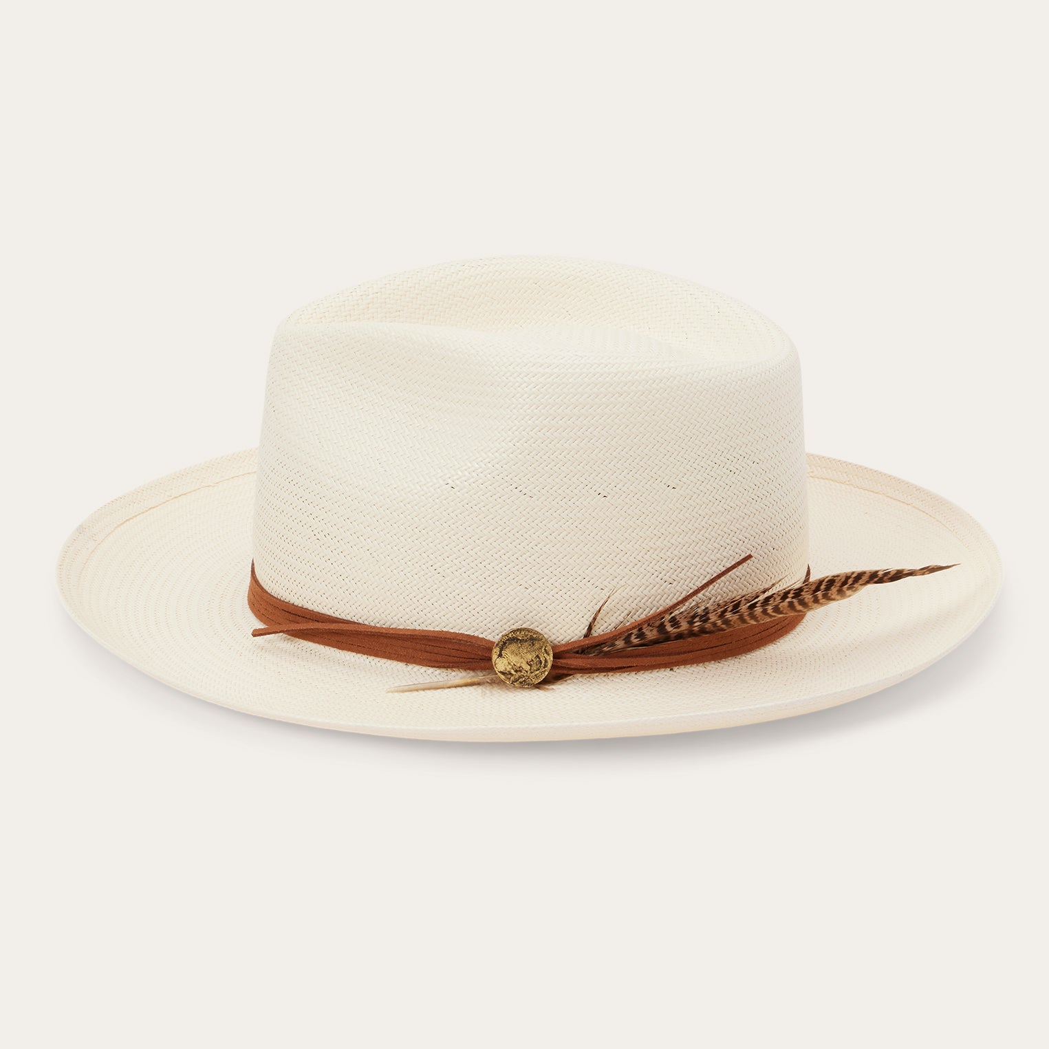 Tallahassee Shantung Straw Fedora | Stetson Natural