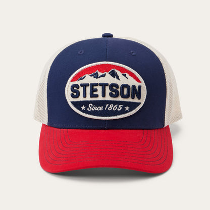 Navy Americana Trucker Cap | Stetson Navy