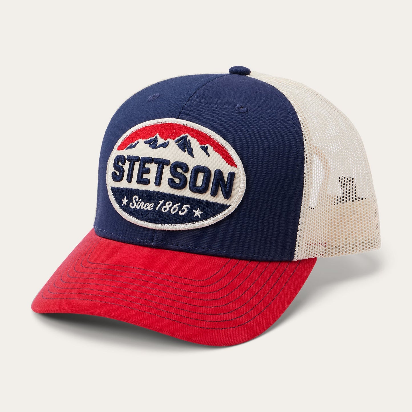 Navy Americana Trucker Cap | Stetson Navy