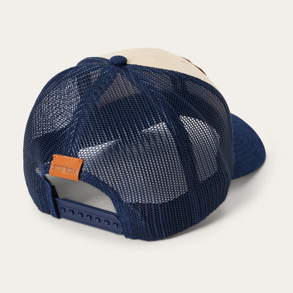 Khaki Arrowhead Patch Trucker Cap | Stetson Khaki