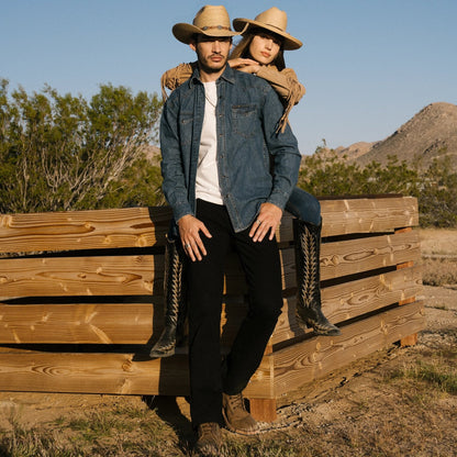 1120 Slim Fit Standard Straight Leg Jean | Stetson Black
